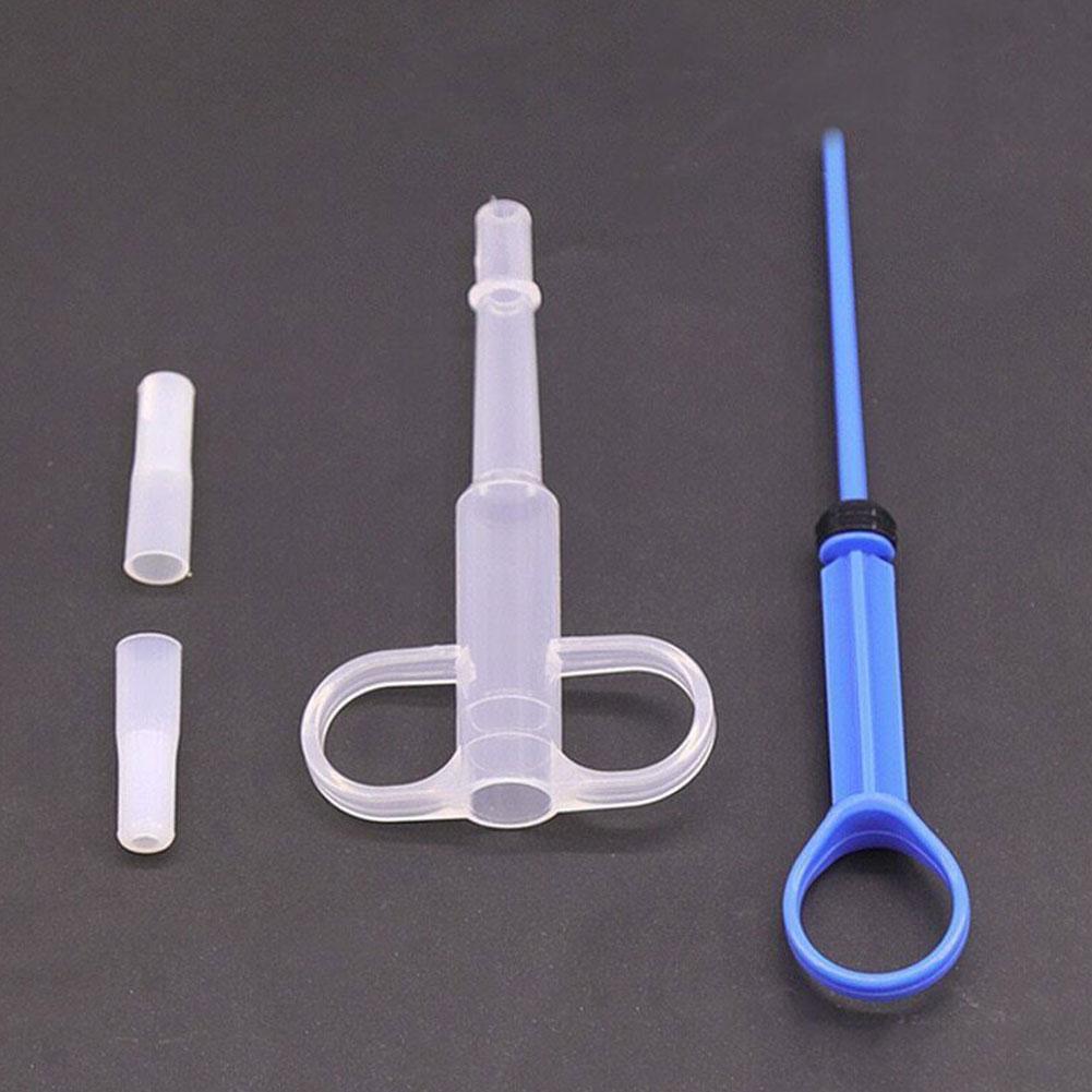 1/2/3pc Pet Medicine Syringe Tablet Cat Dog Feeder Medicine Dispenser Pill Gun Piller Push Dispenser Injection Needle Container