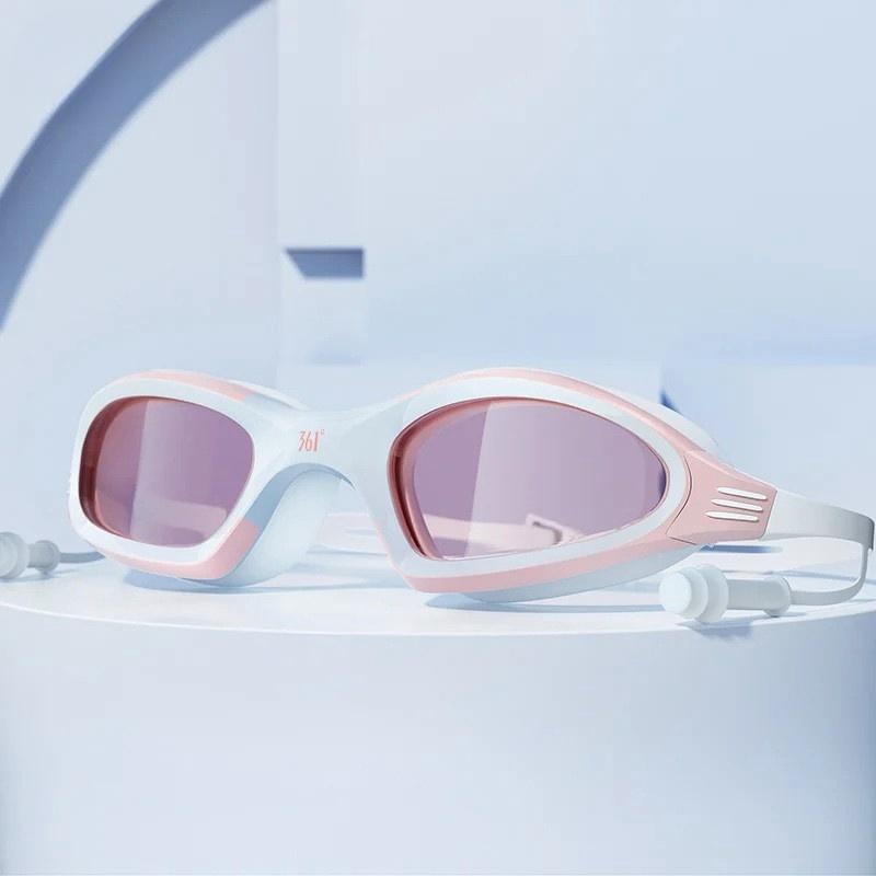 Профессиональные очки для плавания с близорукостью, очки для бассейна HD для взрослых и детей, противотуманные оптические очки, водонепроницаемые диоптрии -2,0 ~ -6,0