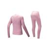 Anta Training Series Solid Color Comfortable Sports Leisure Suit Women Suit Lotus-Gray Pink 962517205-2