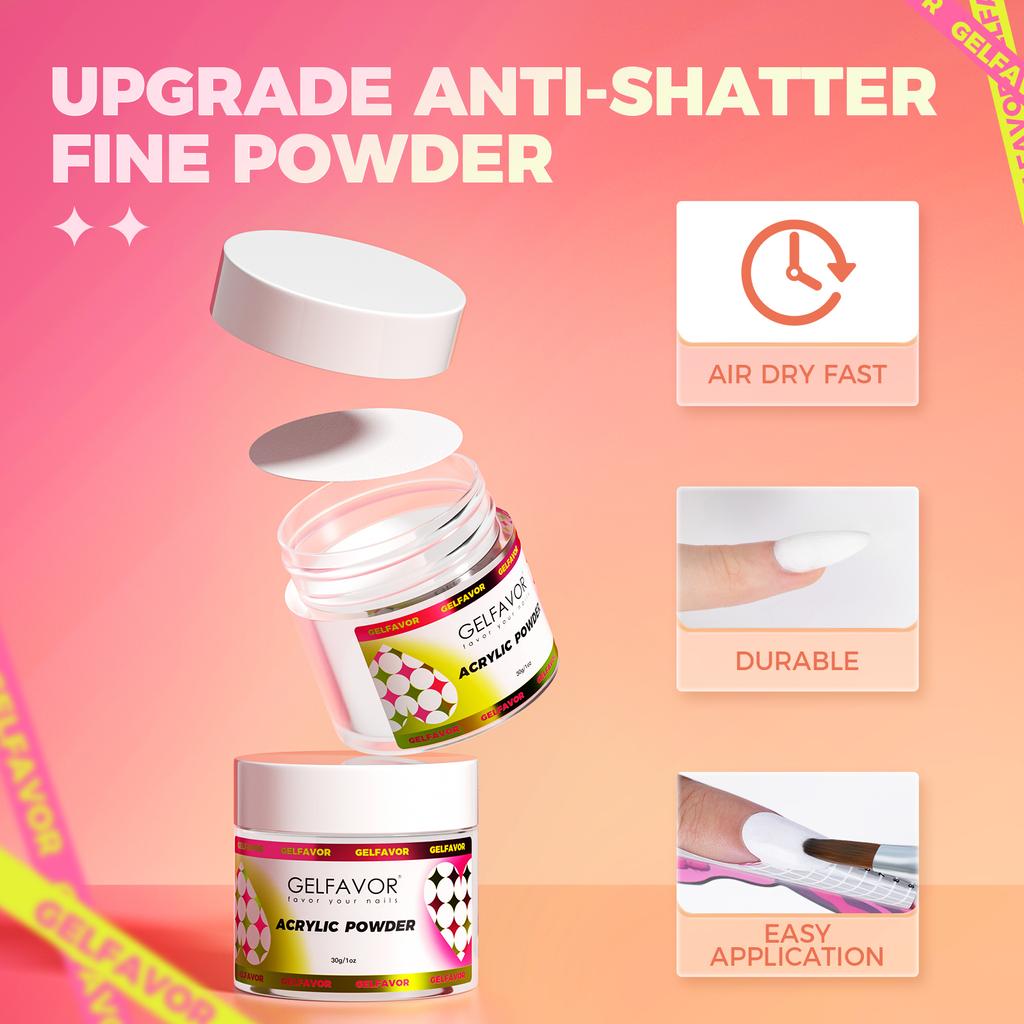 Gelfavor 30 г порошок для окунания, акриловый опал, наращивание ногтей, наращивание кончиков ногтей, сушка на воздухе, маникюр, украшения для дизайна ногтей
