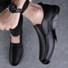 Fashion Men's New Genuine Leather Casual Shoes Luxury Brand Loafers Comfort Versatile Moccasins Breathable Slip On Black Driving Shoes