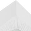 Drap Housse - Harmonie Blanc - 90 X 190 Cm - 100% Percale De Coton - Bonnet 30 Cm
