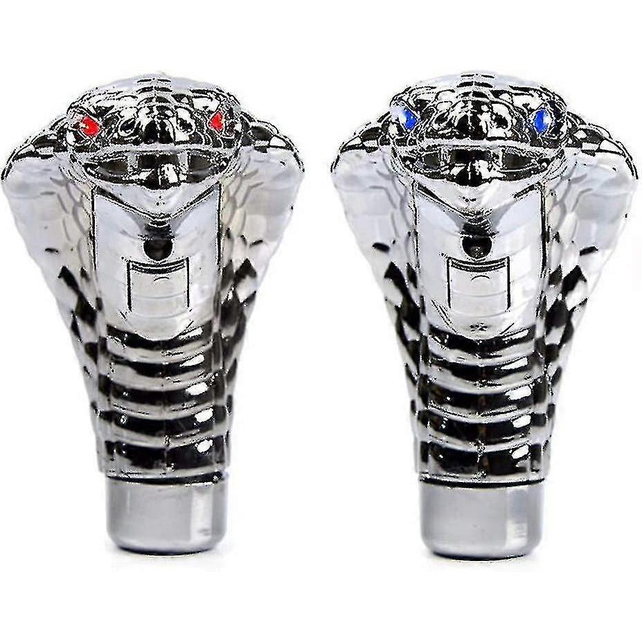 Gear Shift Knob,universal Snake Shape Shift Knob Shifter Gear Stick Shift Lever Head With Led Lights