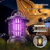 Rechargeable Outdoor Electric Mosquito Repellent Lamp with Shock Function for Home and Garden.