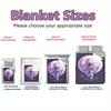 Astronaut Moon Flannel Throw Blanket – Cosmic Space Design, Soft Cozy Fleece for Home, Office, Sofa & Car – All-Season Use