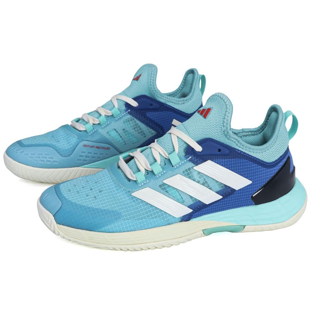 Кроссовки для тенниса Adizero Ubersonic Tennis LZO19 Light Aqua cm [Adidas] 4.1 Мужские Aqua/Off White/Flash (ID1562) +24,5