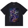 Хлопковая футболка унисекс 230 г/м² 100% хлопок, принт Yu-Gi-Oh V5 Mago Oscuro, тяжелый хлопок