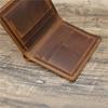 Wallet Men Genuine Leather Short Wallets Vintage Money Purses Business Card Holder