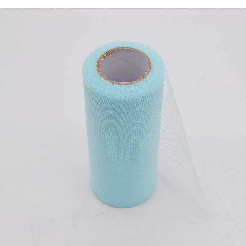 25 ярдов/партия 6 дюймов рулон тюля для свадебного украшения пачка катушка ремесло день рождения вечеринка детский душ свадебный декор принадлежности