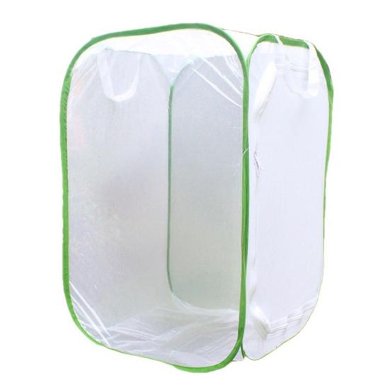 Foldable Butterfly Cage Pop-up Mesh Tent with Zipper Door Butterfly Habitat Cage Insect House for Raising Caterpillars And Butterflies