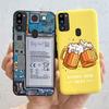 For Samsung Galaxy M21 2021 Case Cute Cat Fashion Girl Soft Silicone Cover For Samsung M21 2021 SM-M215G Bumper Phone Case Funda