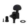Musiclily Ultra 3L3R Guitar Tuners for Les and SG Style Electric and Acoustic Black Roto-Style Closed-Back Paul, LP, Guitars,
