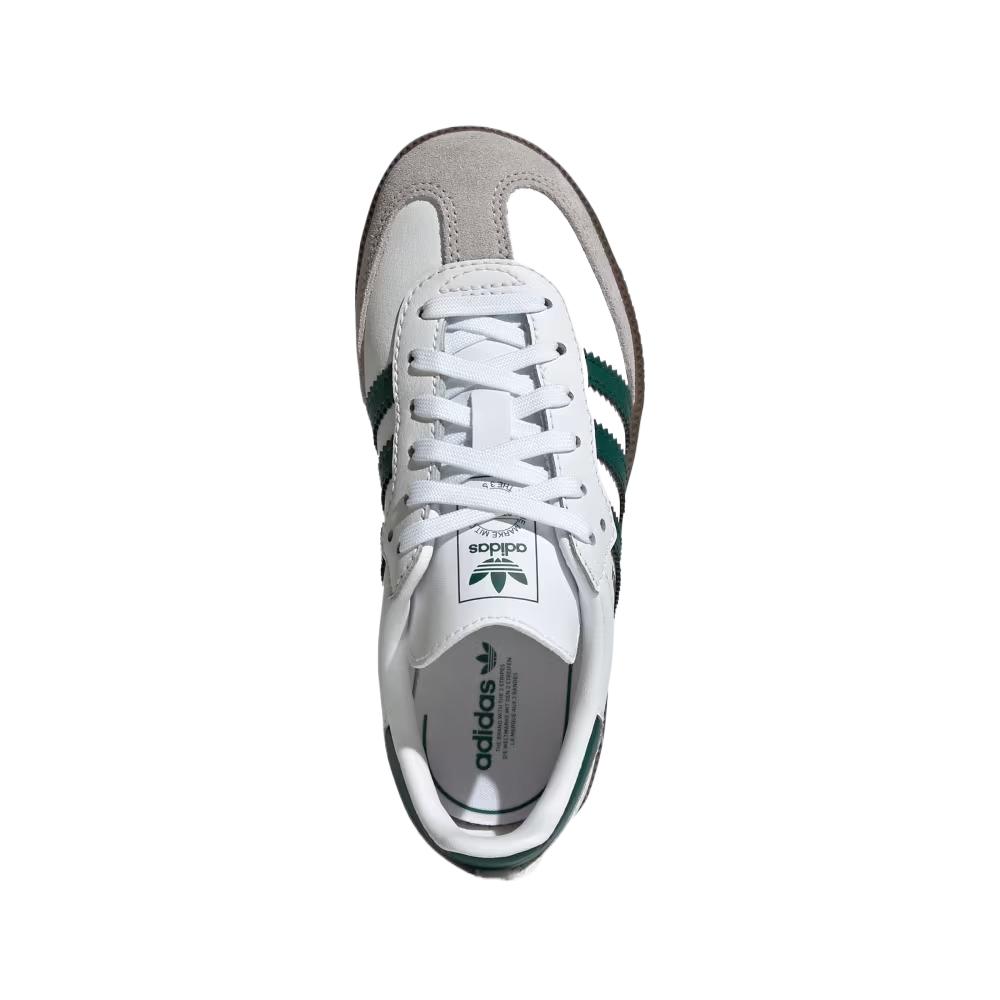 Adidas Детские кроссовки Samba OG C Cloud White Green #REF! JQ2840