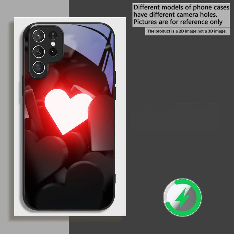 Великолепная Огненная Роза Подходит для Samsung Galaxy S26 Ultra S20 FE S21 S22+ S23 Plus S24 S25 Edge Магнетизм Стекло Чехол для Телефона