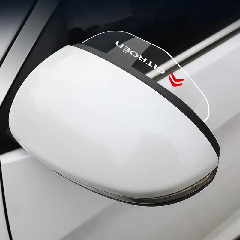 for Citroen C1 C2 C3 C4 C5 C6 C8 C4L DS3 Transparent Rear View Side Mirror Rain Board Eyebrow Guard Sun Visor Car Accessories