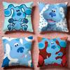 New BBlues Cluesful Cushion Cover Premium SkinFriendly Pillow Case MultiPurpose for Home Office Travel