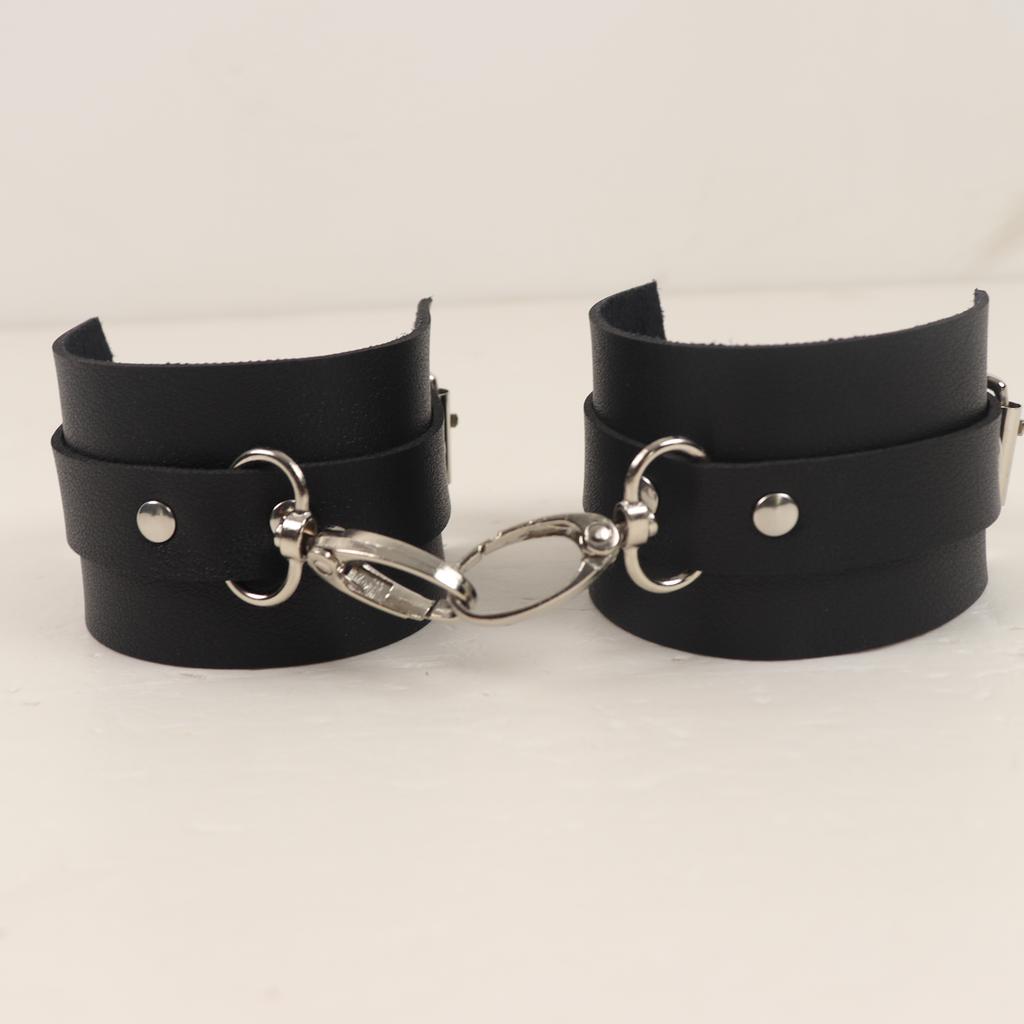 Сексуальные кожаные эротические наручники на руки и лодыжки, секс-игрушки для пары, фиксация, секс-манжеты, БДСМ, бондаж, раб, игры для взрослых