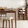 Solid Wood Stool Can Be Stacked Modern Minimalist Household Square Stool Dining Table Chair Small Bench Net Red Round Stool