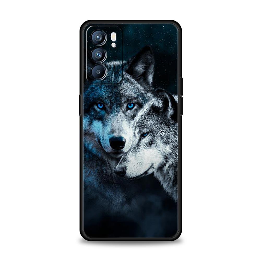 The Wolf Phone Case For Oppo Reno8 Reno7 Reno6 Pro A54 5G Find X6 X5 A53 A52 A9 A15 A95 A17 A16 A76 A74 A57 A31 Cover