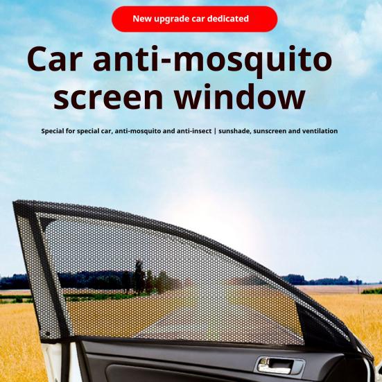 1 Set Car Sunshade Universal Privacy Mosquito Net for Window Protection