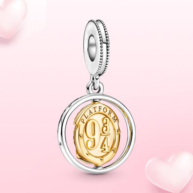 100% стерлингового серебра 925 пробы, подвеска «Тысячелетний сокол», подвеска, подходит для оригинальных модных ювелирных изделий, женский браслет, подарок «сделай сам»