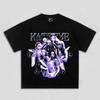 Корейская K-pop группа Девичья группа KATSEYE Футболка с принтом Женская Оверсайз Y2k Короткий рукав Высокое качество Харадзюку Свободная Женская одежда