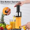 Портативная медленная соковыжималка для фруктов и овощей, соковыжималка холодного отжима со щеткой, мини-электрическая соковыжималка