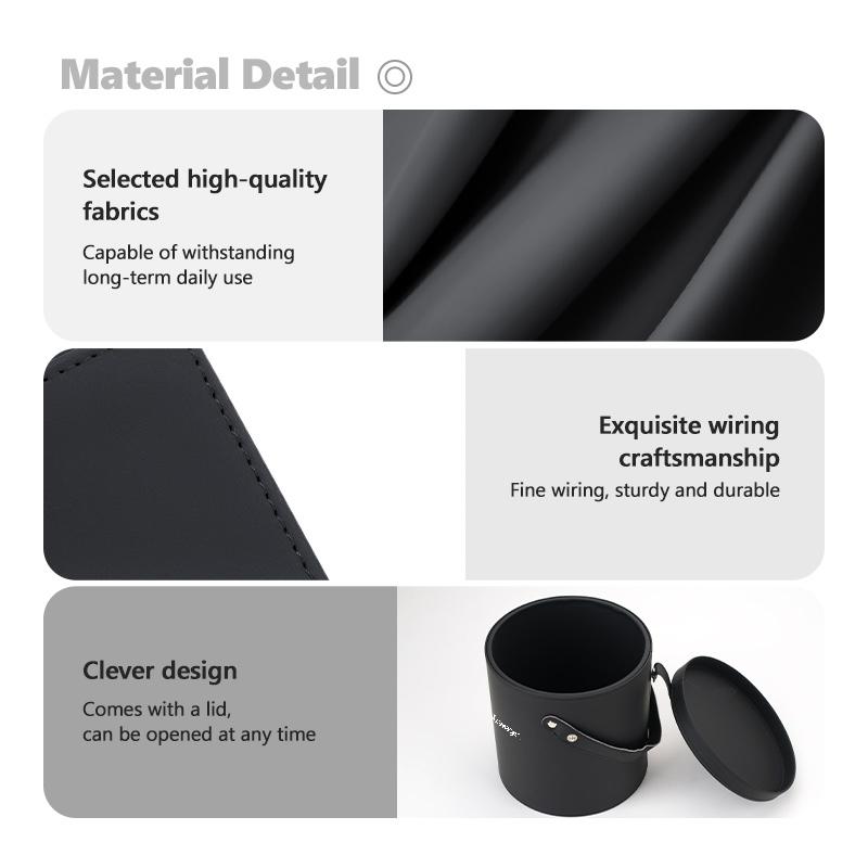 Car Semicircle Trash Can Door Hanging Garbage Bin Storage Box For Volkswagen VW Golf 4 5 6 7 Polo Jetta Sagitar Magotan Passat