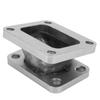 15 Degree Turbo Exhaust Manifold Flange Adapter for T3 To T4 Stainless Steel Accessory