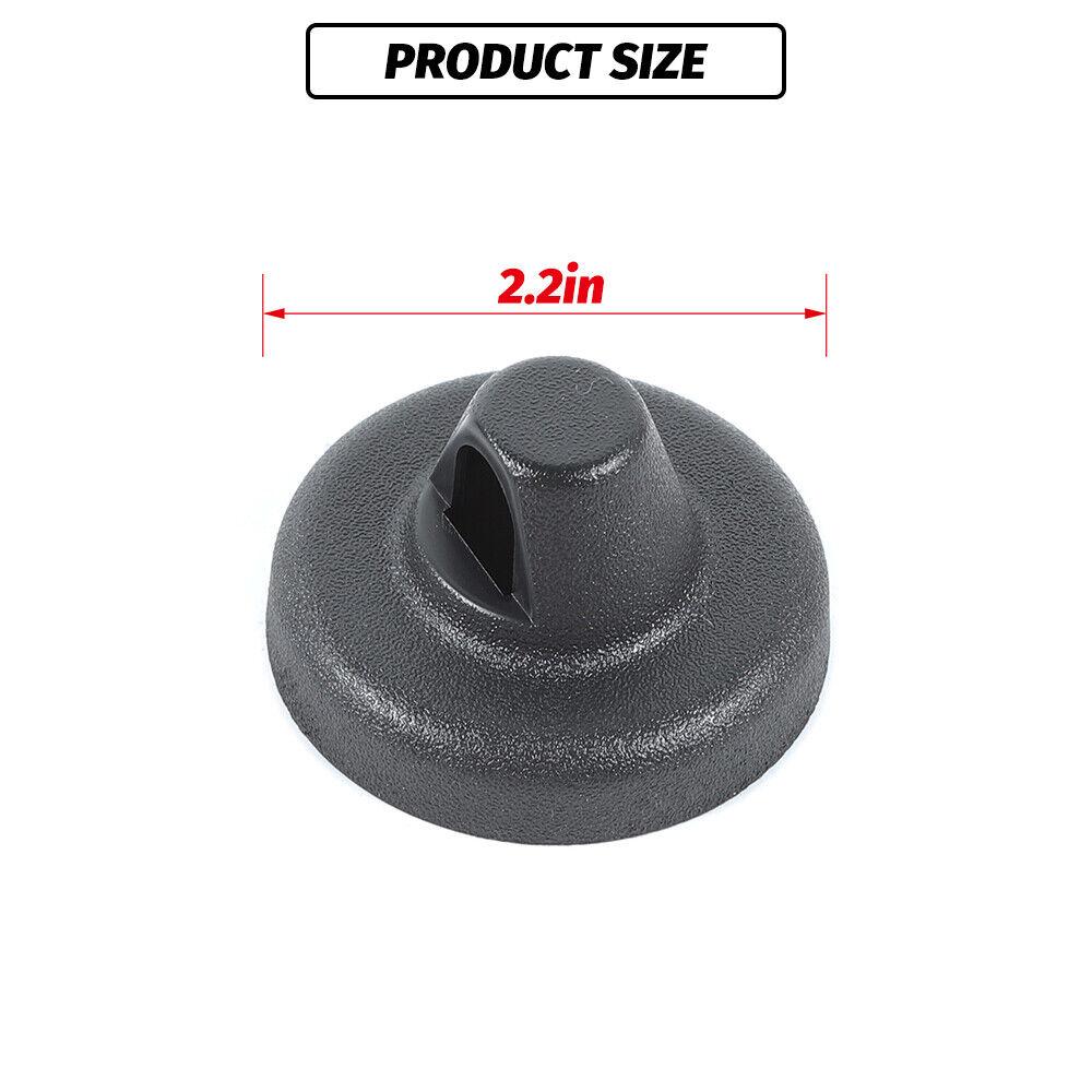 Antenna Base Cover Replacement for Jeep Wrangler JK/JL/JT 2007+ 56040950AE Black