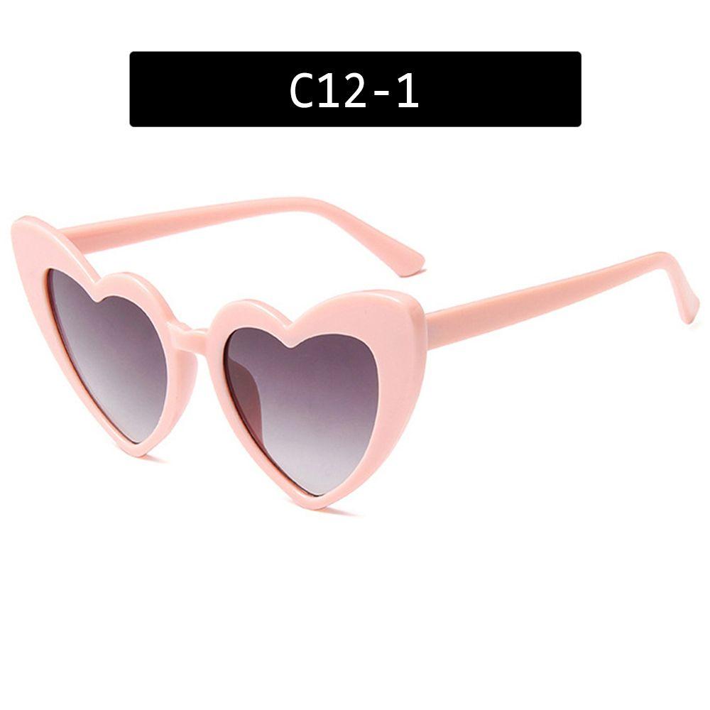 Солнцезащитные очки в форме сердца Clout Goggle UV400 Защитные солнцезащитные очки в форме сердца Винтажные солнцезащитные очки