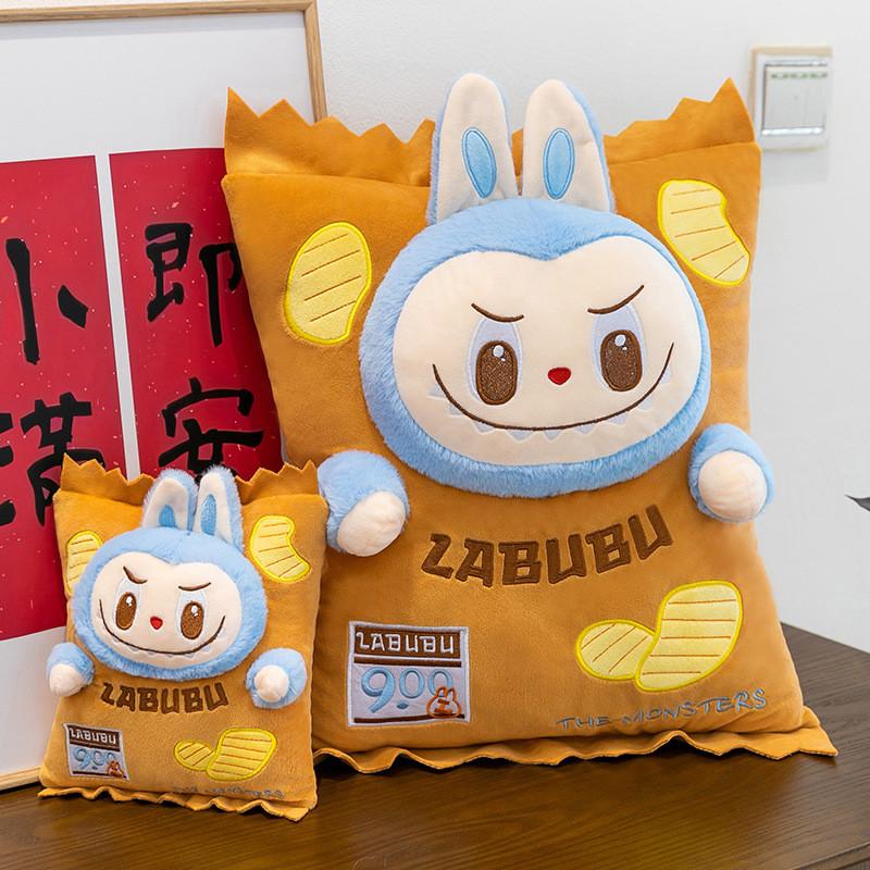 Плюшевая игрушка Labubu Чипсы Мультяшное Набивное Животное Подарок Для Девочек И Мальчиков