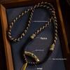 Tibetan Handwoven Pendant Rope with Hand-Rubbed Cotton Thread for Men & Women - Thangka Buddha Style