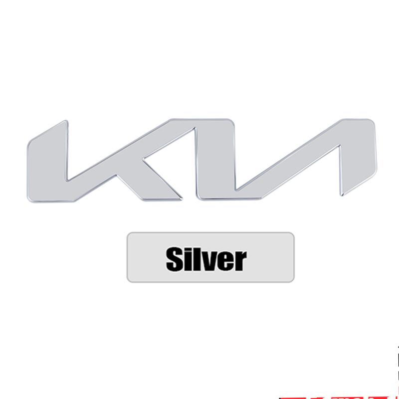 AABJA1 13cm 15cm 17.1cm 21.1cm Car Letter Front Head Hood Bonnet Emblem Rear Tail Bumper Trunk Sticker Badge Styling For KIA KN K5 K6