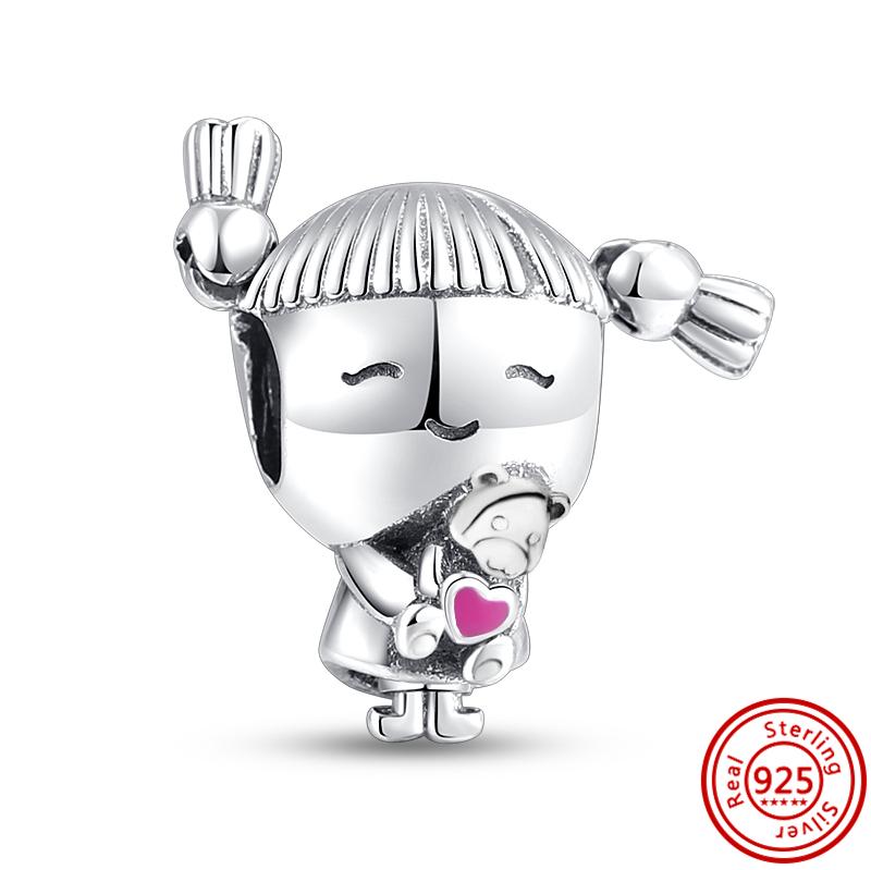 100% серебро S925, Ловец снов, яблоко, солнце, светится в темноте, светлячок, звезда, висячие подходят, оригинальные подвески, браслет, женские ювелирные изделия