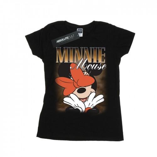 Disney Womens/Ladies Minnie Mouse Bow Montage Cotton T-Shirt