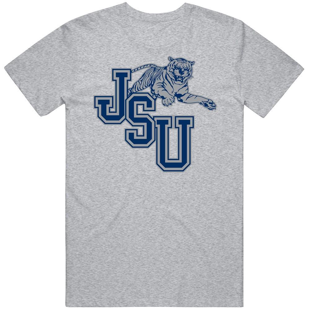Jackson State College Logo College Sports Fan Merch Classic Cotton T Shirt