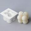 Silicone Small Bubble Cube Scented Candle Mold Ball Small Magic Cube Candle Mold Soy Wax DIY Cake Mousse Mold Home Decoration