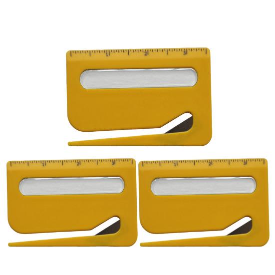 3 шт. 3 в 1 нож для вскрытия писем с увеличительным стеклом и линейкой. Технология точной резки. Эргономичный дизайн. Открывалка для конвертов.