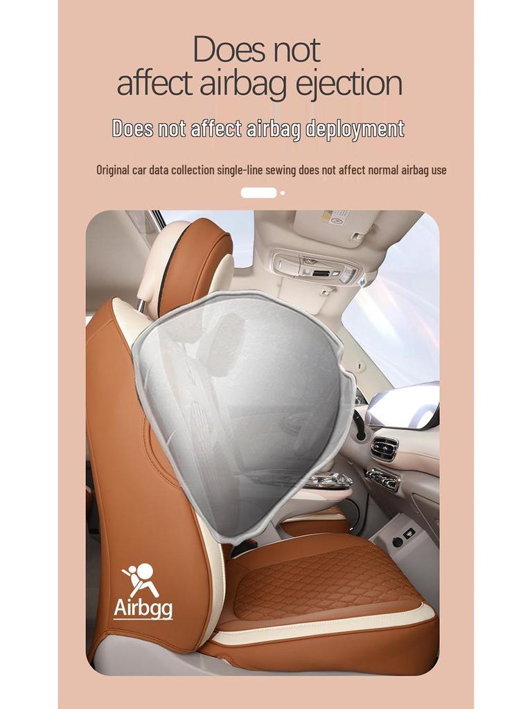 ORA Ballet Cat Cartoon Seat Cushion: All-Season, Full-Wrap Car Seat Cover In Special Leather.