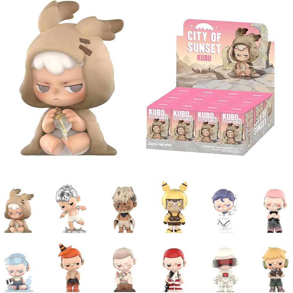 Pop Mart Kubo Город Заката Серия Фигурка-Сюрприз 1 Штука ПВХ Игрушка Коллекционная Оригинальный Персонаж
