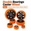 High Load Capacity Trolley Wheel Double Bearings Replacement Wheel  Heavy Duty Application