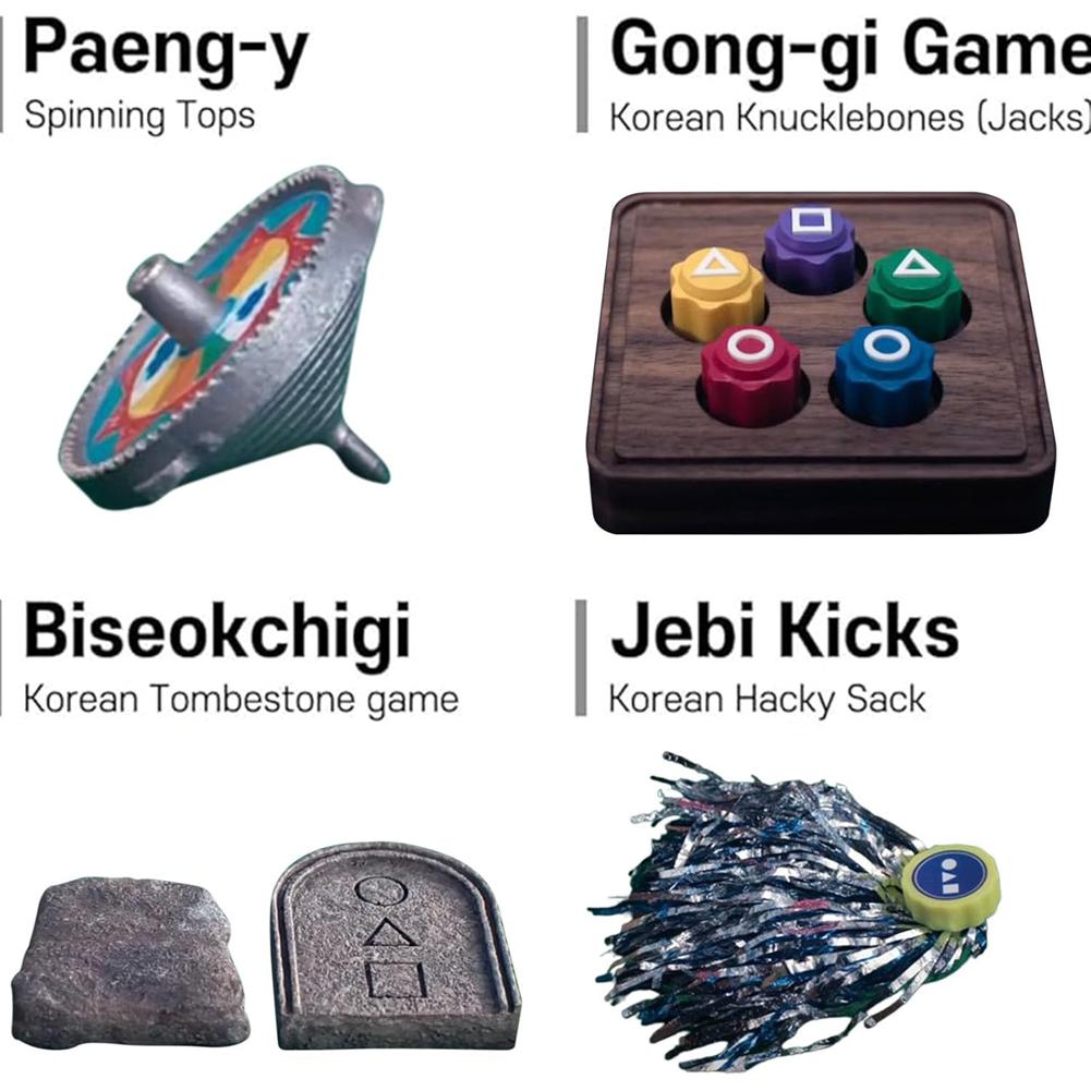Новый корейский традиционный игровой набор Gonggi Jack Stone Pebbles Включает игру с ловлей камней Корейская народная игра Игра Gonggi DDAKJI