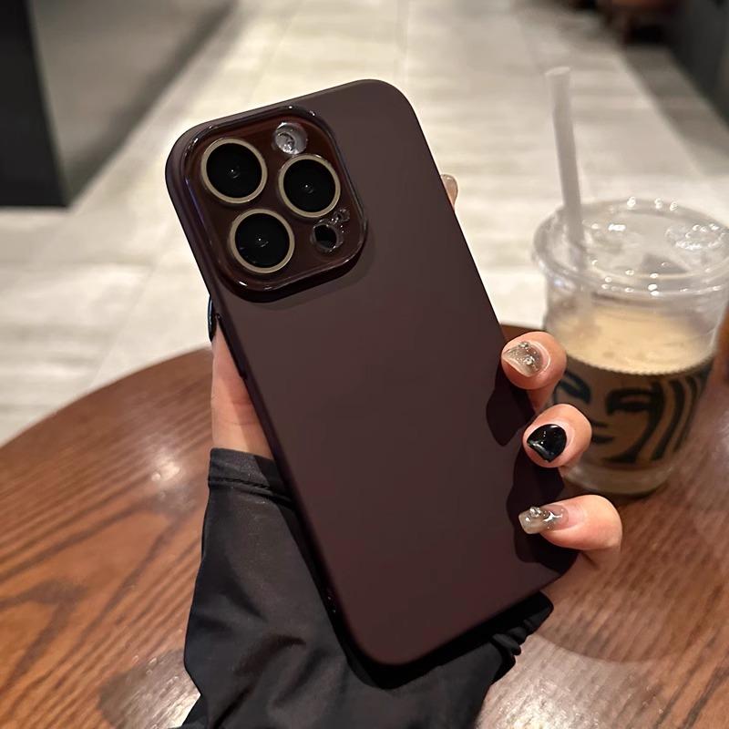 Натуральный титановый чехол для телефона For Iphone 16 15 14 13 12 11 pro max plus Жесткая задняя крышка из ПК Чехол-бампер Защита камеры с объективом