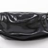 CHANEL Camelia Pouch black enamel Women Used