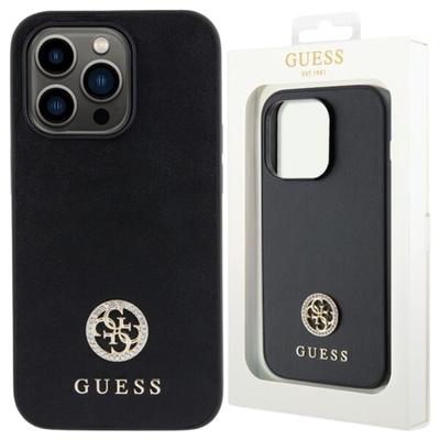 Guess Guhcp13Lps4Dgpk Iphone 13 Pro 6.1 Черный/Black Жесткий чехол Стразы Металлический логотип