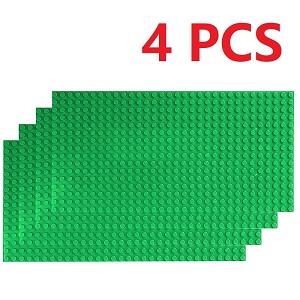4PCS Classic Baseplates 32x32 16X32 Dots Building Blocks Bricks Base Plates DIY Plastic Board Blocks MOC City Construction Toys