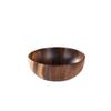 Миска с плоским дном в японском стиле Фэнчжи из орехового дерева