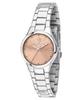 Attrazione Stainless Steel Rose Gold Sunray Dial Quartz R8853151507 Women's Watch