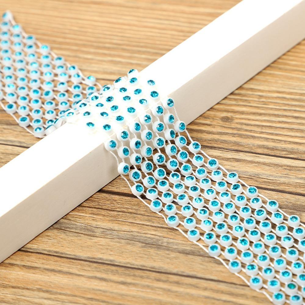 Exquisite 1.3M Long Bling Scarf Neckerchief Sparkling Luxury Shiny Rhinestones Tie Crystal Necktie Collar Jewelry Collar